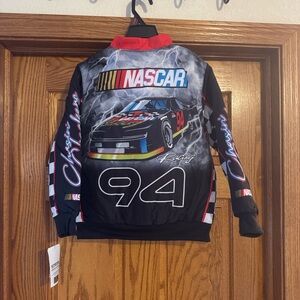 Nascar Kids Racing Jacket - Black and Red